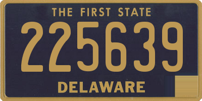 DE license plate 225639