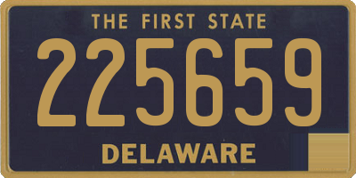 DE license plate 225659