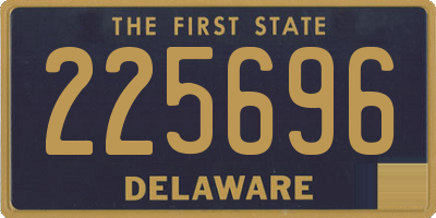 DE license plate 225696