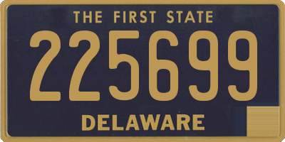 DE license plate 225699