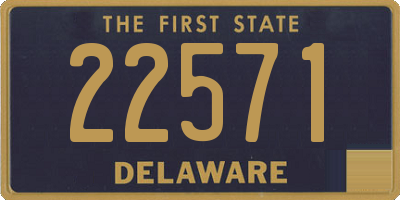 DE license plate 22571