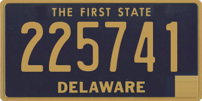 DE license plate 225741