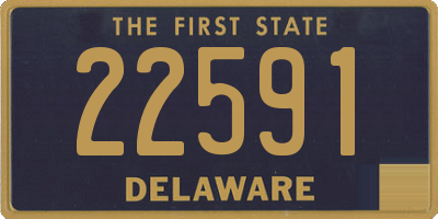 DE license plate 22591