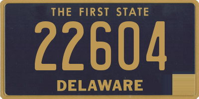 DE license plate 22604