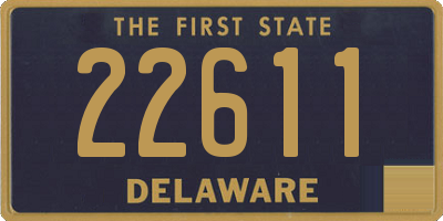 DE license plate 22611