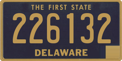 DE license plate 226132