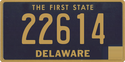 DE license plate 22614