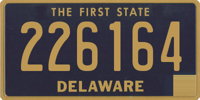 DE license plate 226164