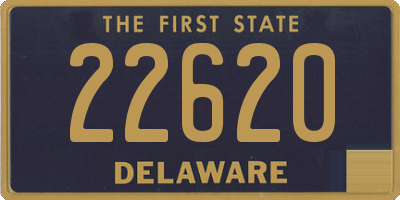 DE license plate 22620