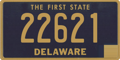 DE license plate 22621