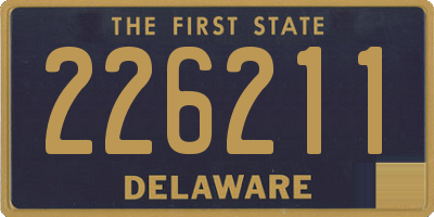 DE license plate 226211