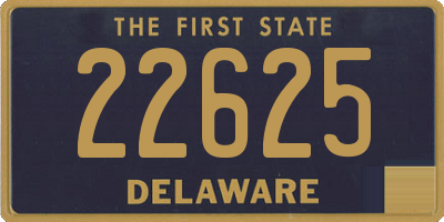 DE license plate 22625