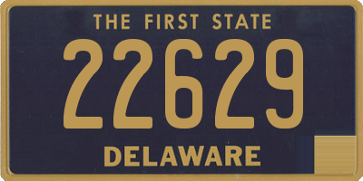 DE license plate 22629