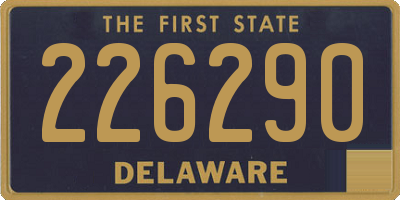 DE license plate 226290