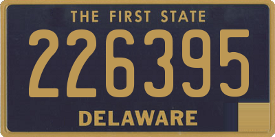 DE license plate 226395