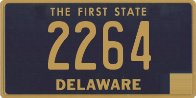 DE license plate 2264