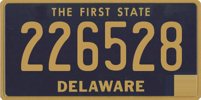 DE license plate 226528