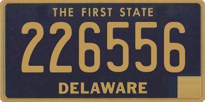 DE license plate 226556