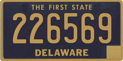DE license plate 226569