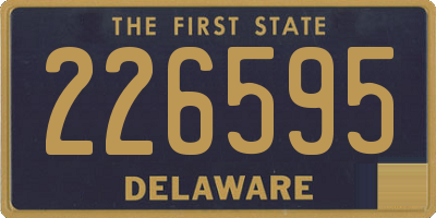 DE license plate 226595