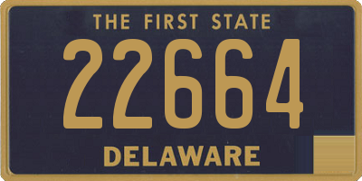 DE license plate 22664