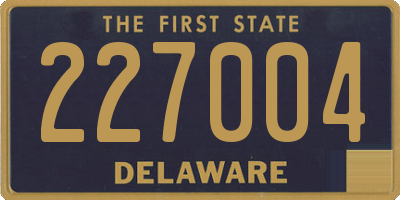 DE license plate 227004