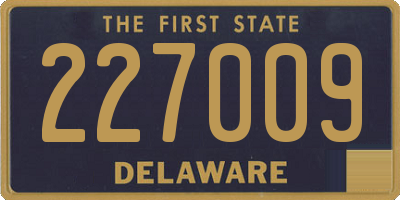 DE license plate 227009