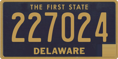 DE license plate 227024