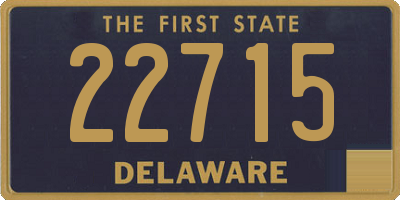 DE license plate 22715