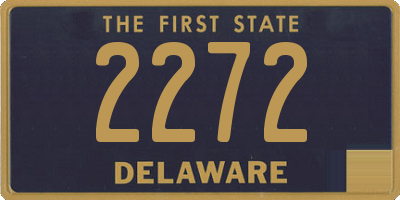 DE license plate 2272
