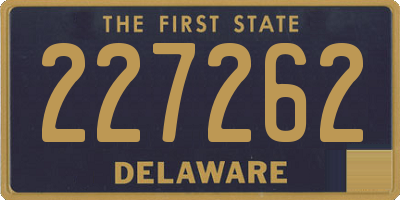 DE license plate 227262