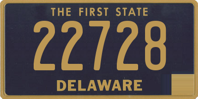 DE license plate 22728