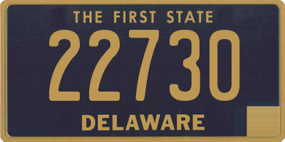 DE license plate 22730