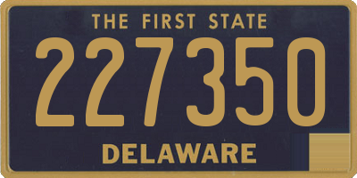 DE license plate 227350
