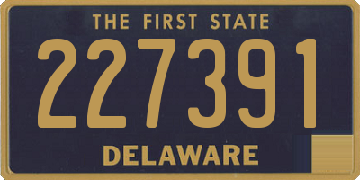 DE license plate 227391