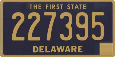 DE license plate 227395