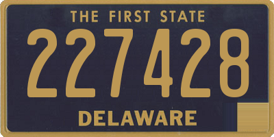 DE license plate 227428