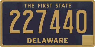 DE license plate 227440