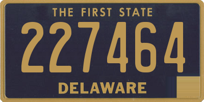 DE license plate 227464