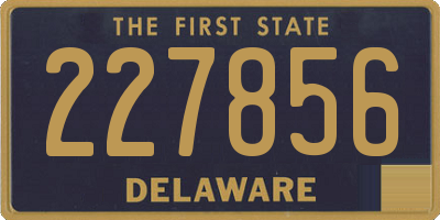 DE license plate 227856