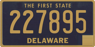 DE license plate 227895