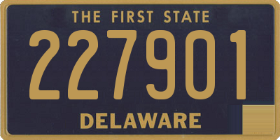 DE license plate 227901