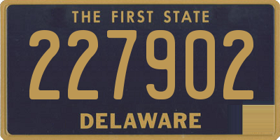 DE license plate 227902