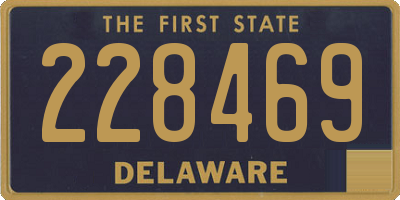 DE license plate 228469