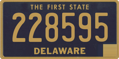 DE license plate 228595
