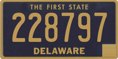 DE license plate 228797