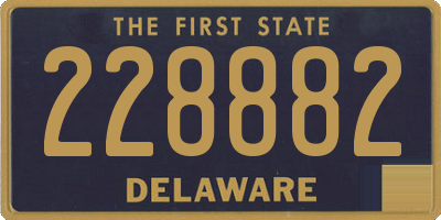 DE license plate 228882