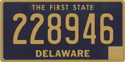 DE license plate 228946