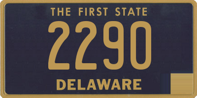 DE license plate 2290
