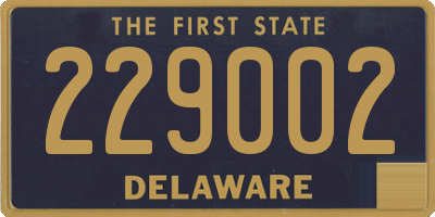 DE license plate 229002